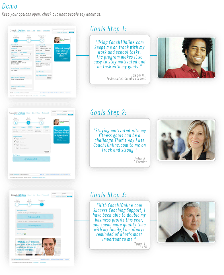 Coach1Online.com Demo